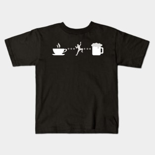 Things To Do List - Coffee, Mountain Climber and Beer lover Kids T-Shirt